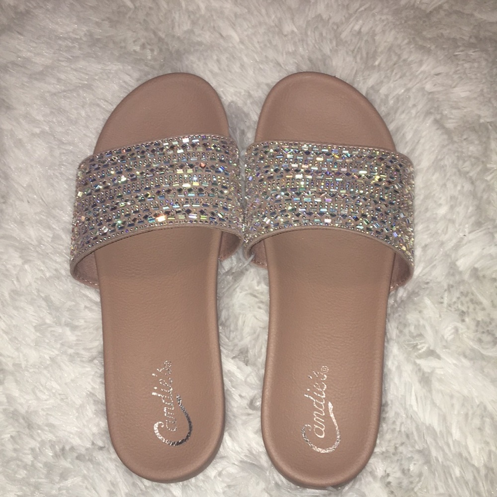 Candies sparkle sandals. Size 81/2 med